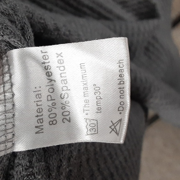 Amazon Waffle Thermal Knit Front Knot Sweater Button Down Top - Picture 8 of 8